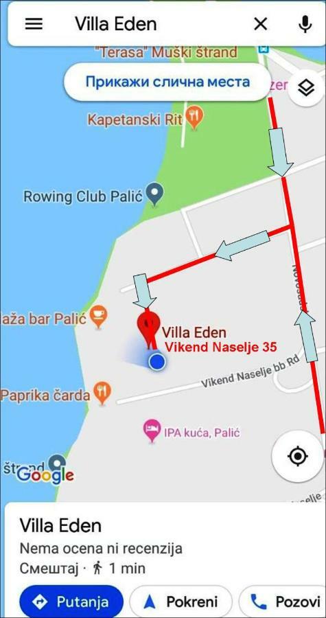 Vila Eden Palic Ngoại thất bức ảnh